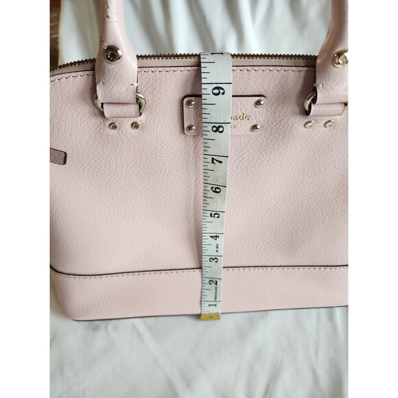 Kate Spade Wellesley Rachelle Satchel Bag Ballet Slipper Pink Leather Handbag - Picture 11 of 16